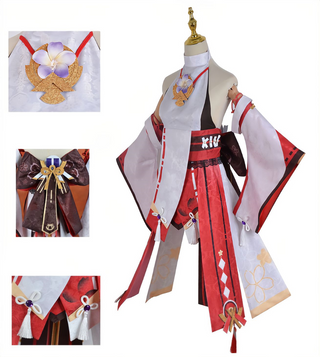 Lynette Genshin-Yae Miko Cosplay Costumes